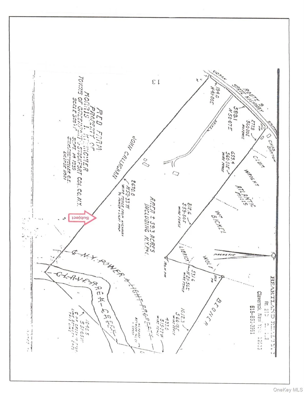 Survey map / technical document Survey map / technical document