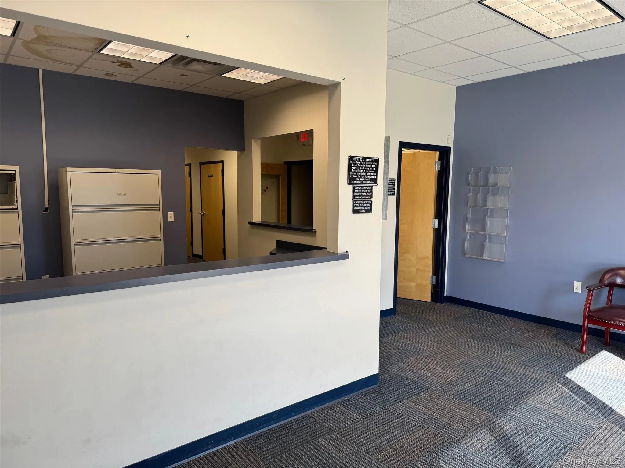 Reception area Reception area