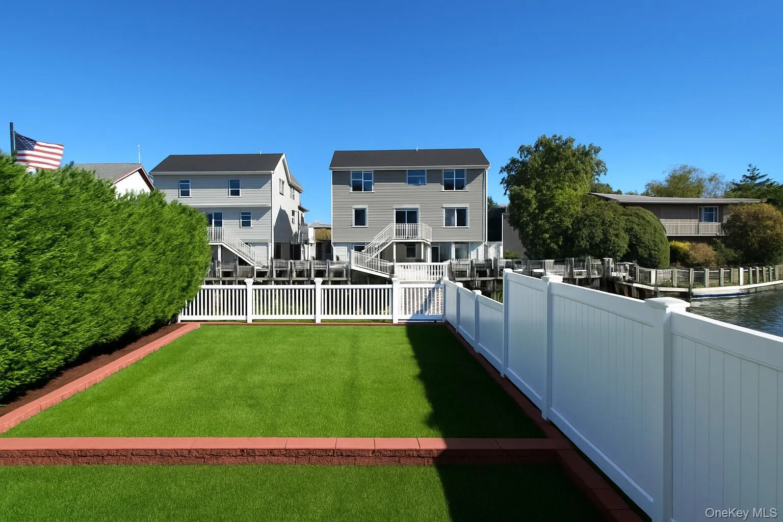 Fenced backyard featuring a residential view Fenced backyard featuring a residential view