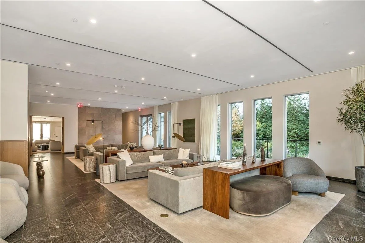 Common area with recessed lighting Common area with recessed lighting