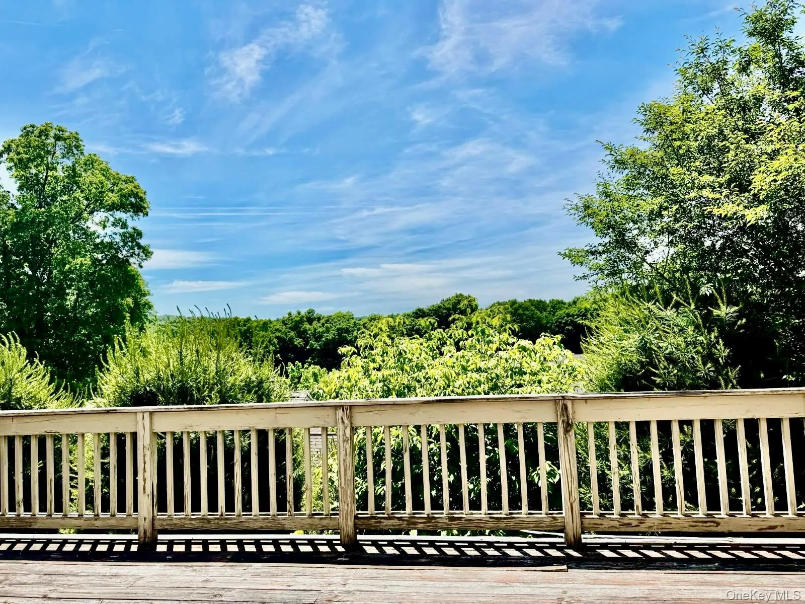 Beautiful view off back private deck Beautiful view off back private deck