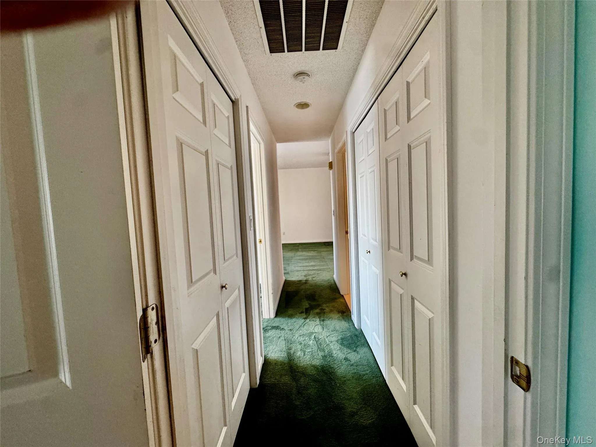 Hallway leads the way to Full Bath, Laundry, Den and Primary Bedroom Hallway leads the way to Full Bath, Laundry, Den and Primary Bedroom