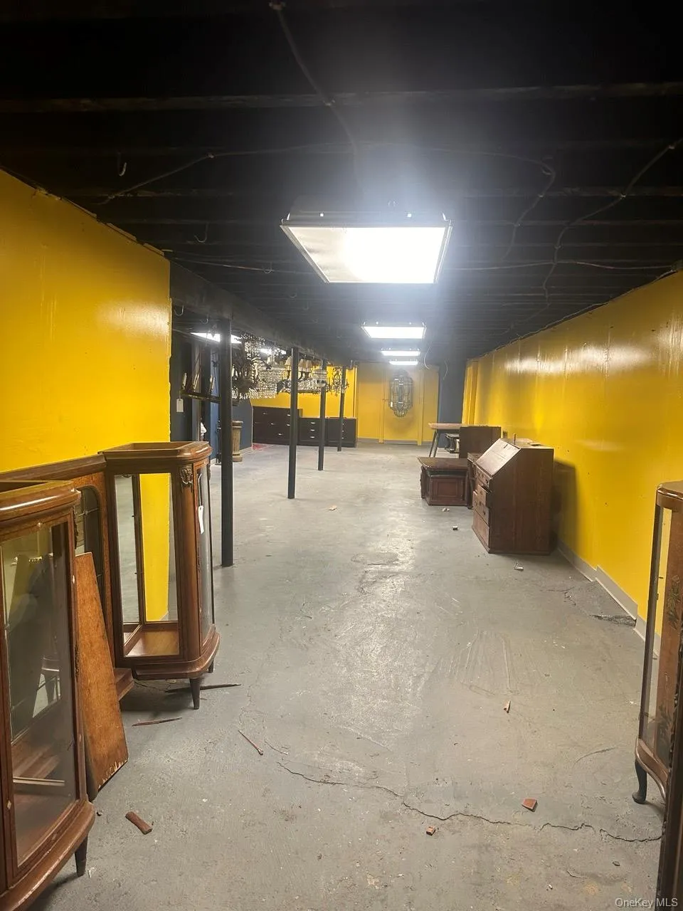 View of unfinished basement View of unfinished basement