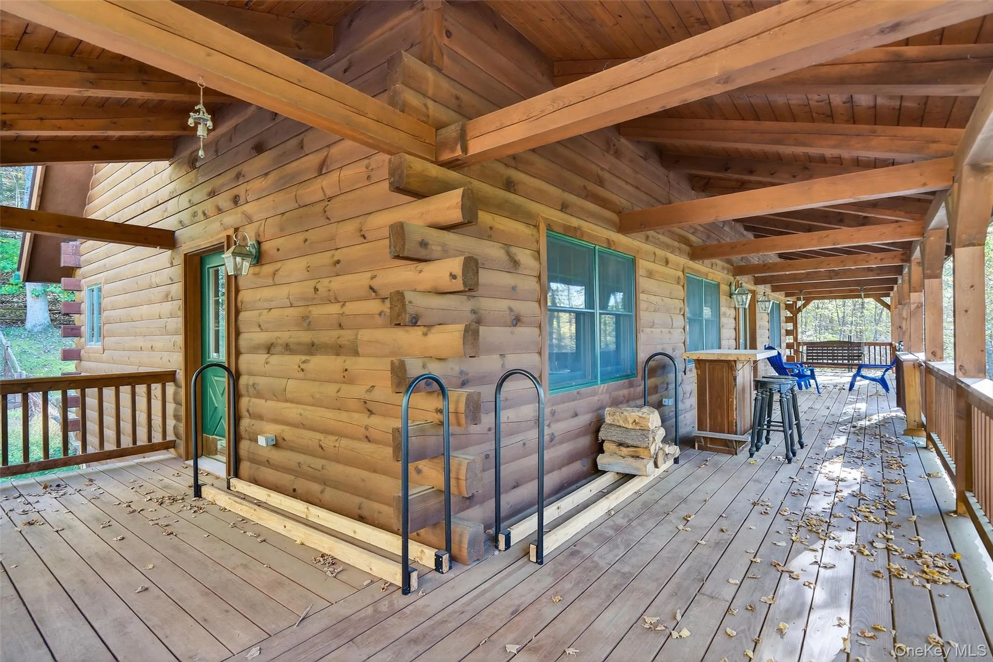 View of wooden deck View of wooden deck