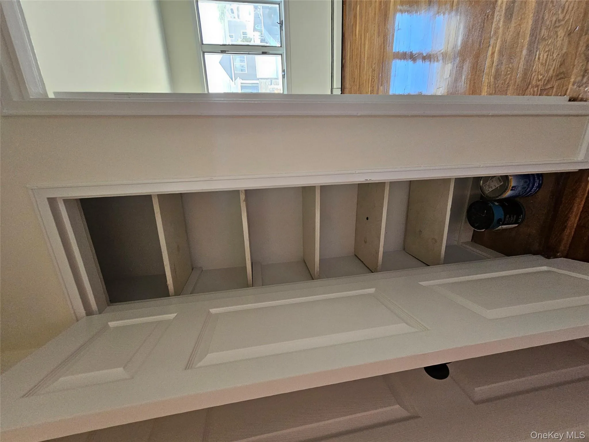 Closet with baseboard heating Closet with baseboard heating