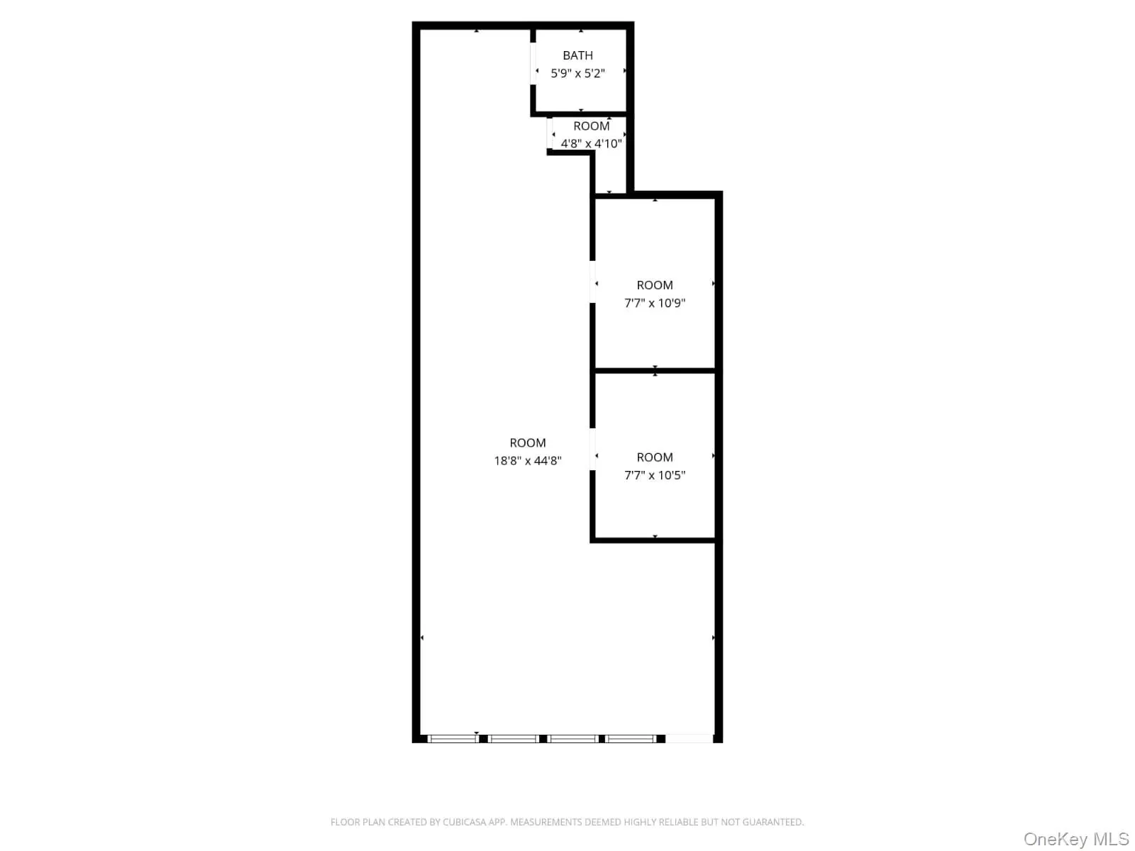 View of room layout View of room layout