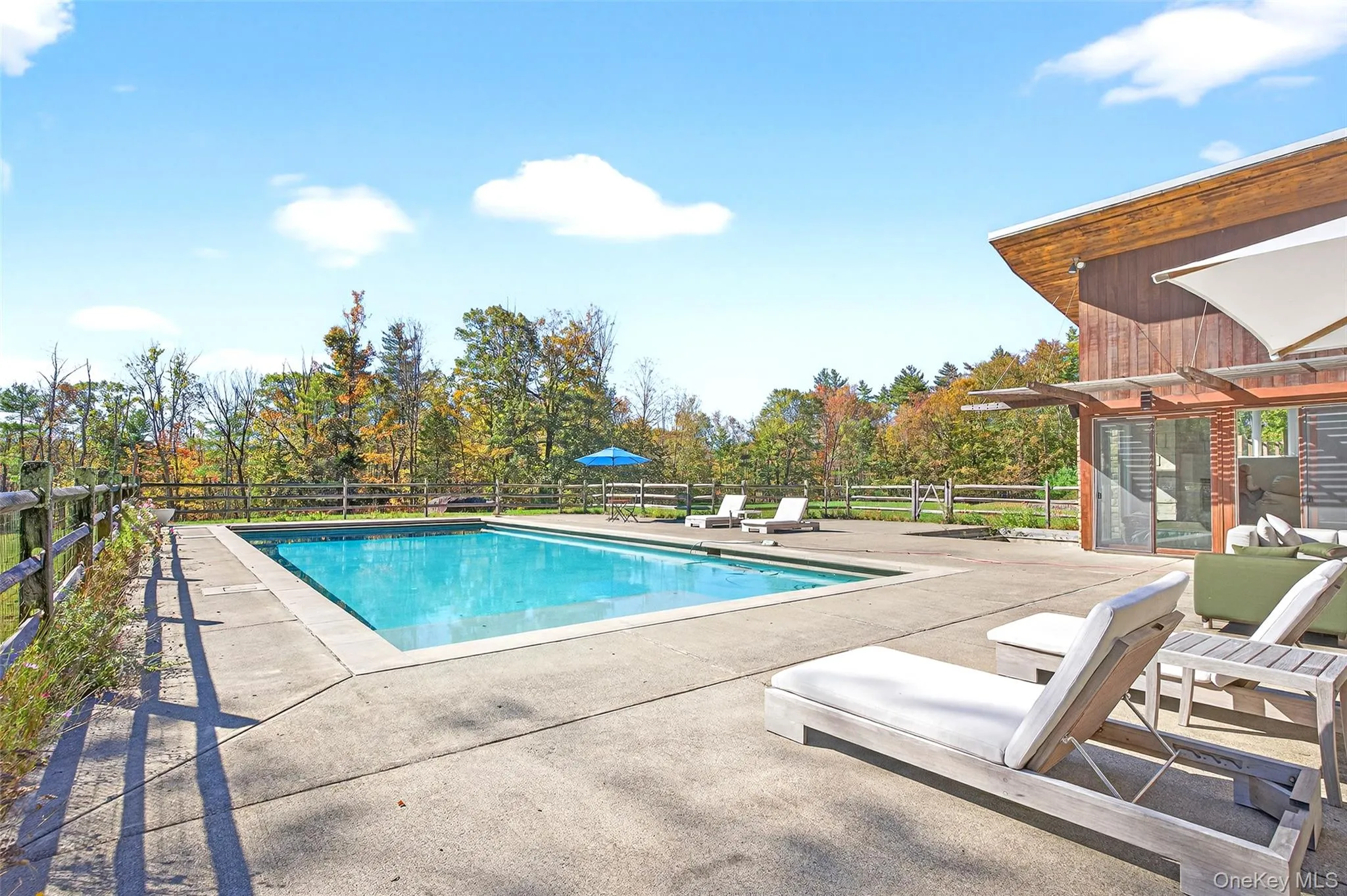Pool patio area. Pool patio area.
