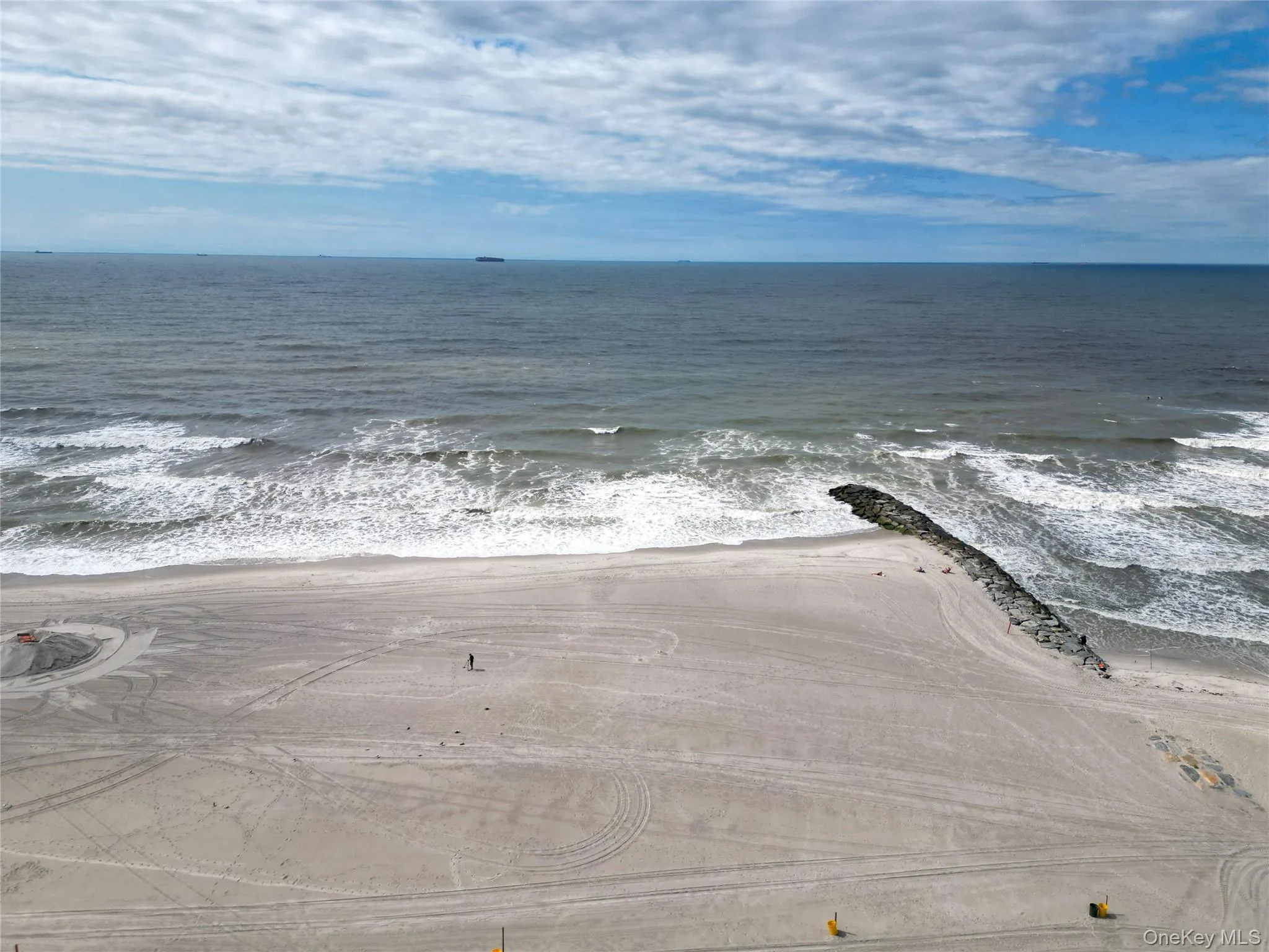 Water view with local beach Water view with local beach