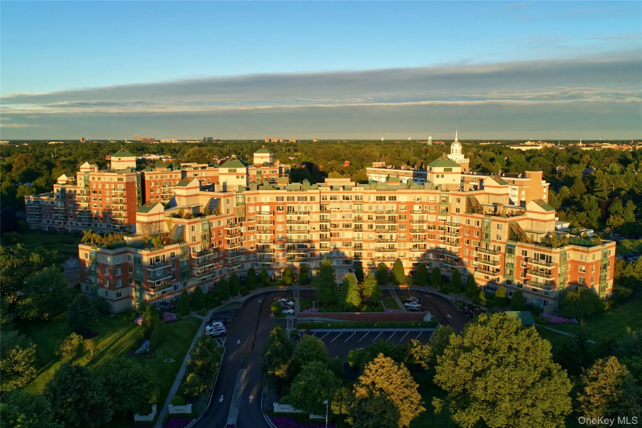 Drone / aerial view of apartment complex / building Drone / aerial view of apartment complex / building