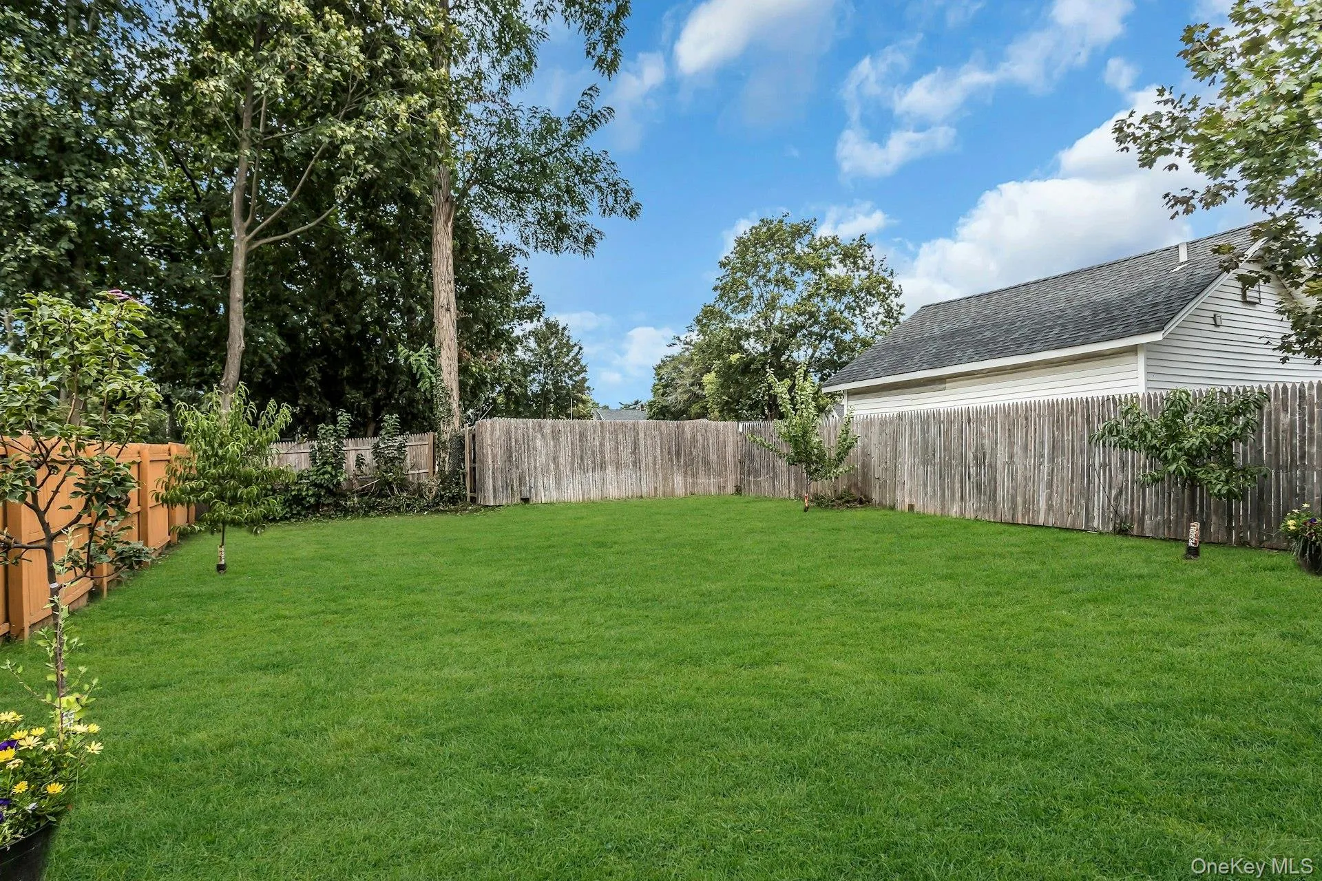 View of fenced backyard View of fenced backyard