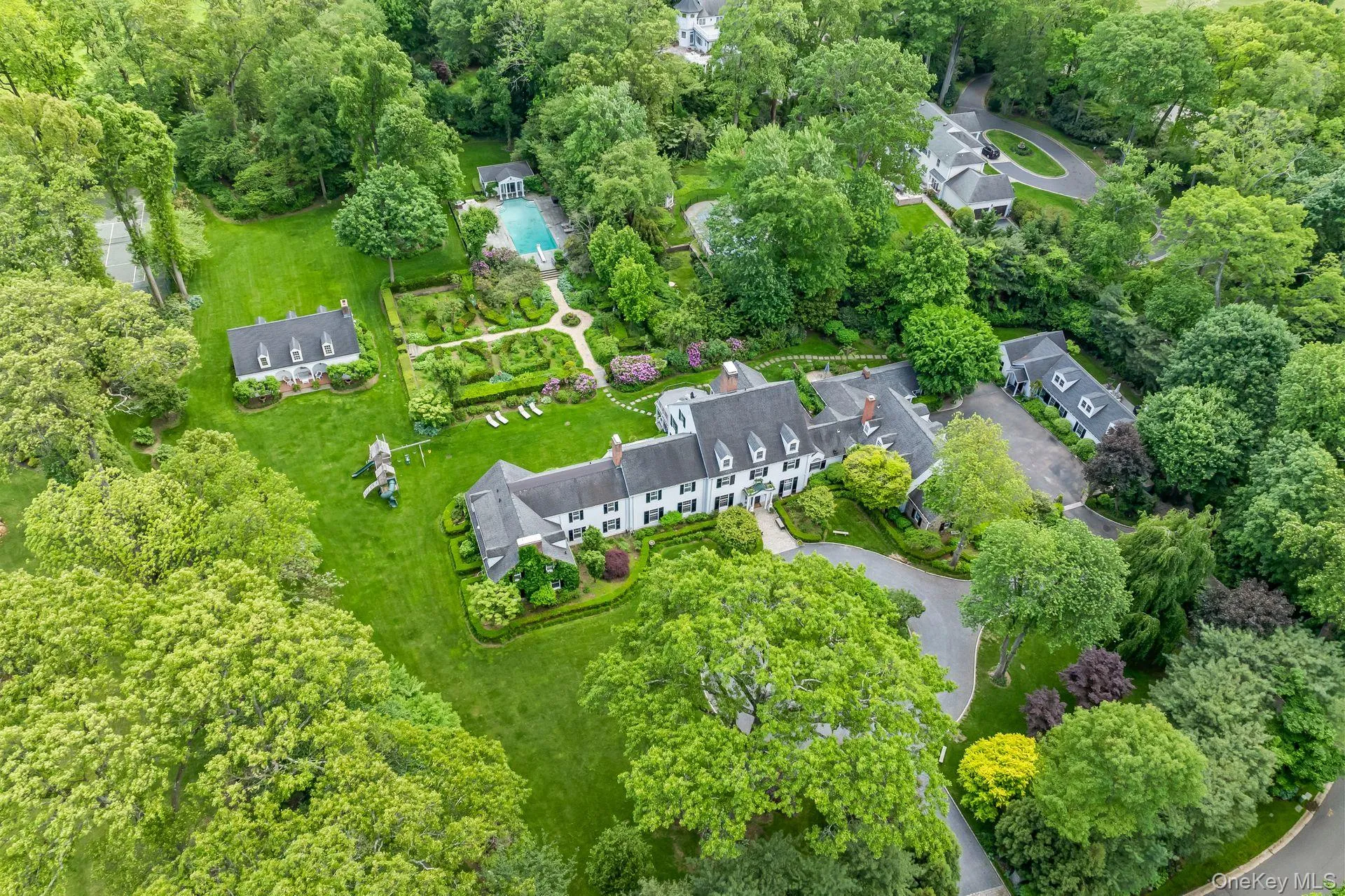 Aerial view of estate Aerial view of estate