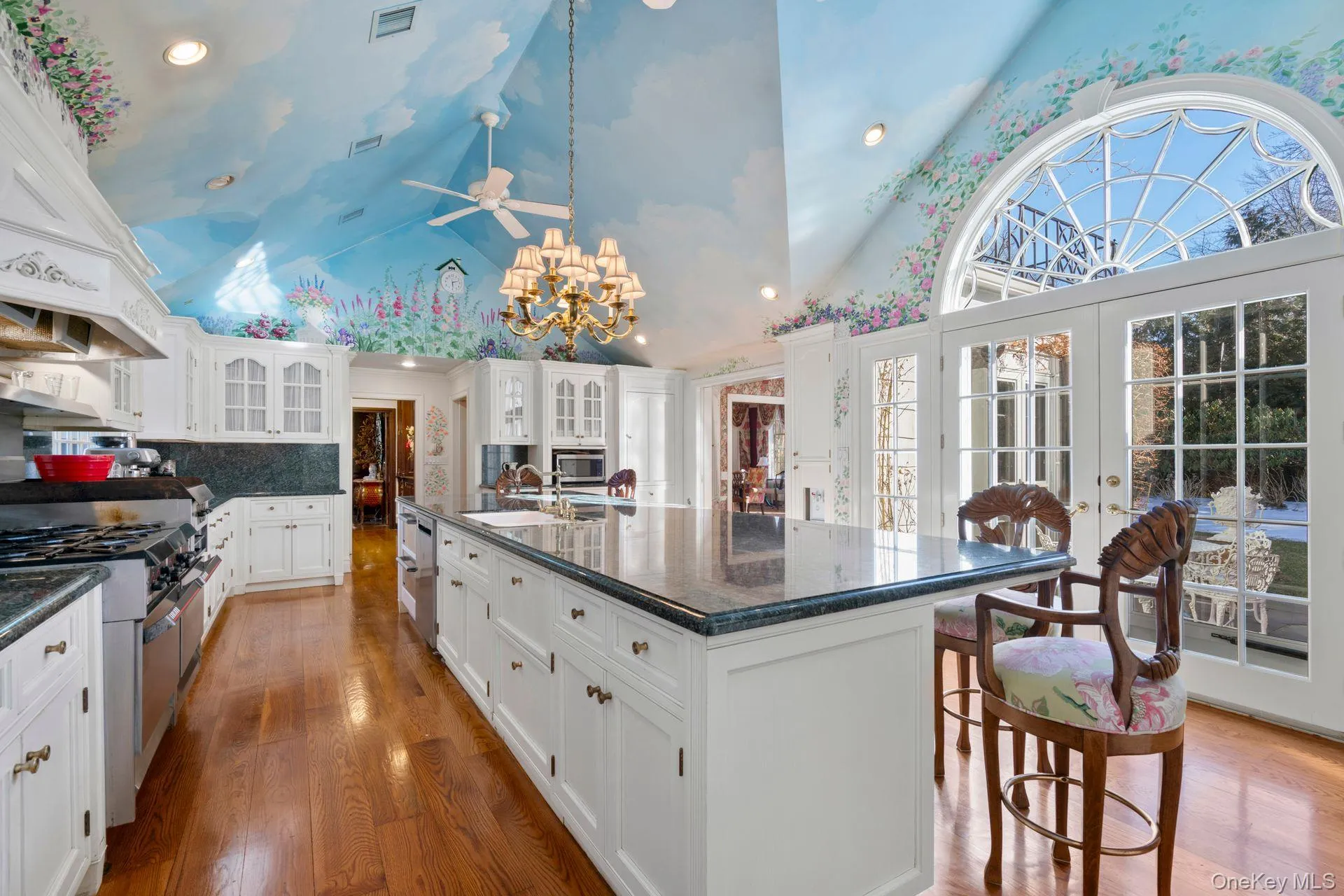 Kitchen with large, center island Kitchen with large, center island