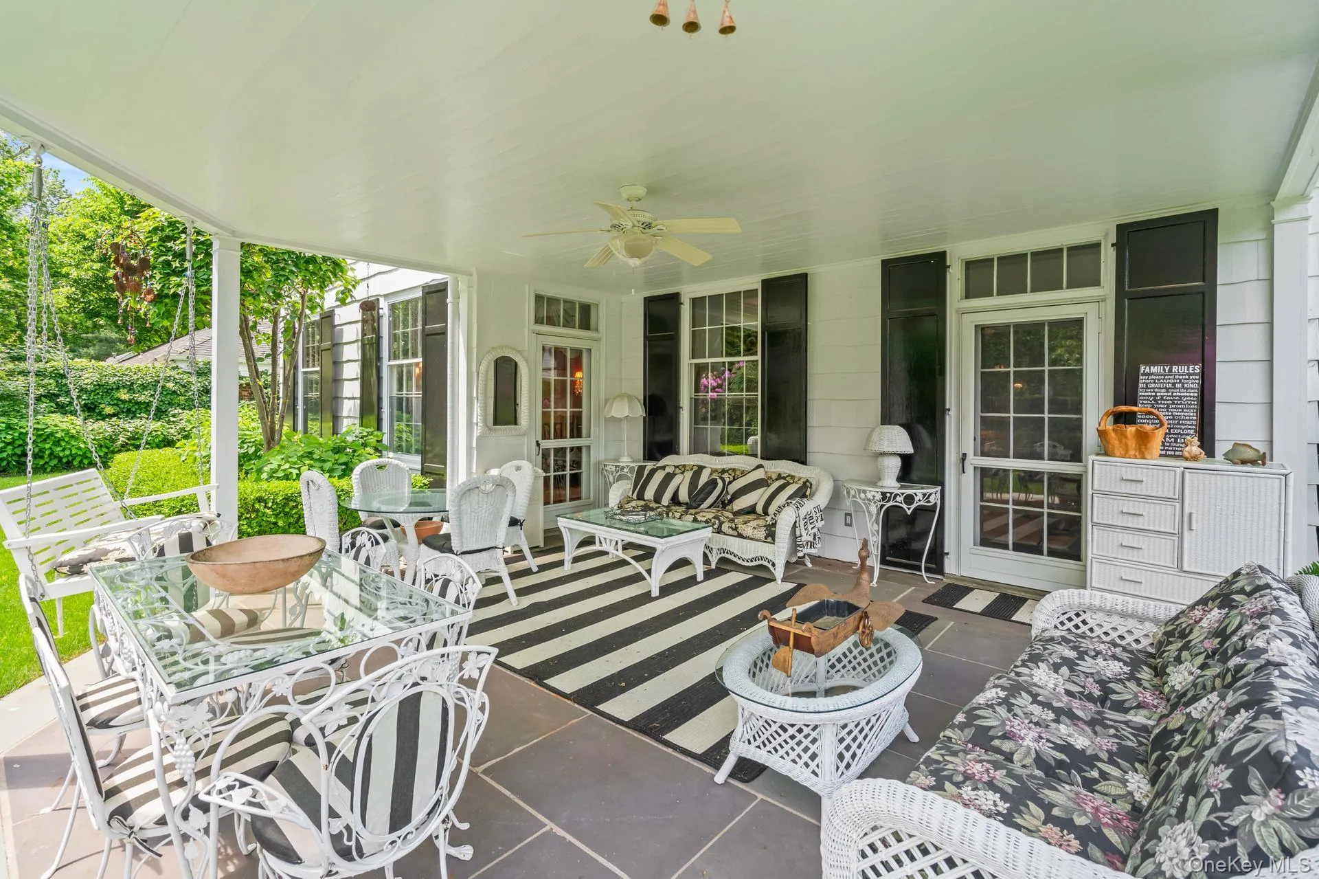 View of patio with outdoor lounge and dining area View of patio with outdoor lounge and dining area