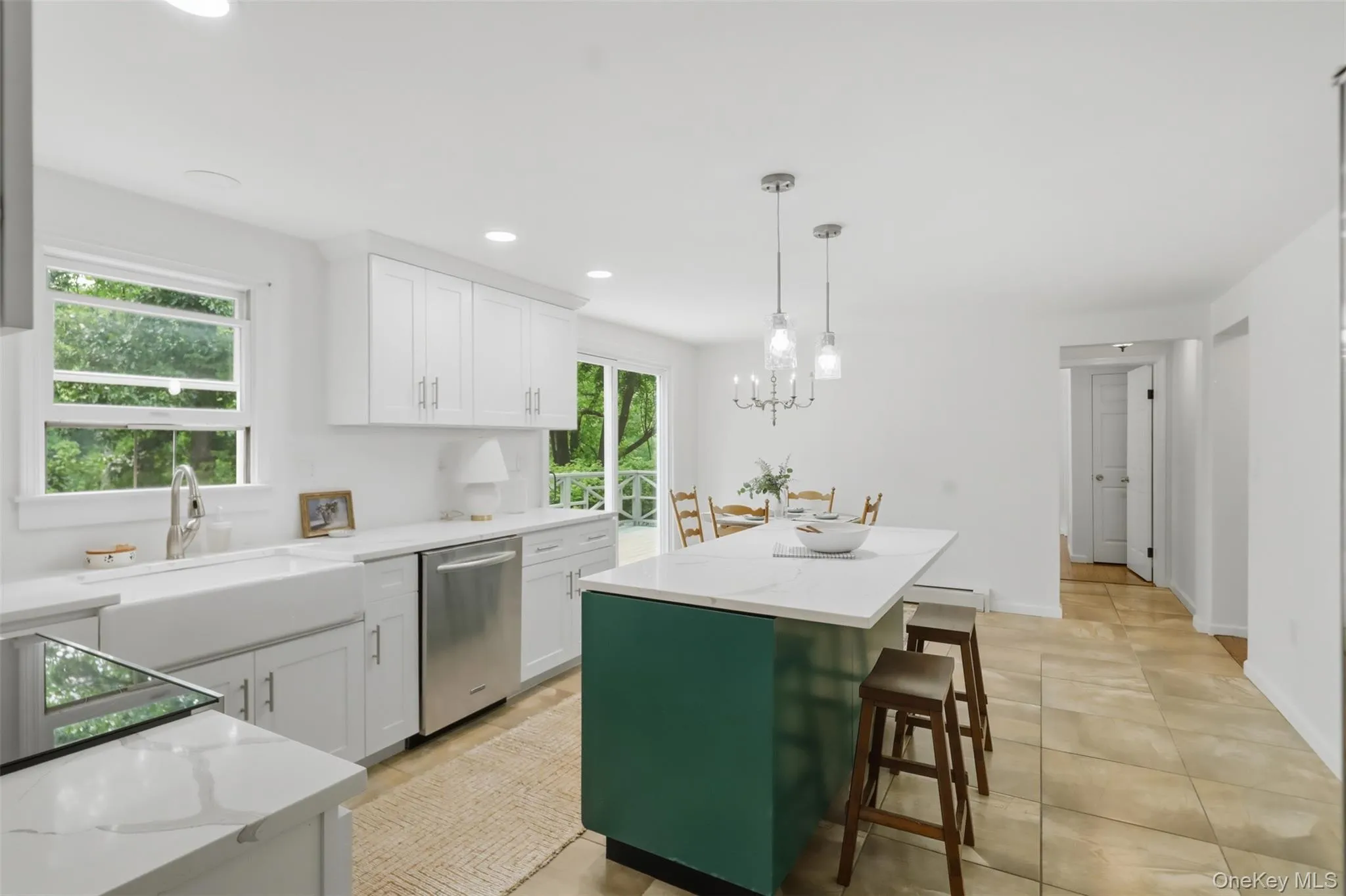 Beautiful white cabinets, quartz countertops Beautiful white cabinets, quartz countertops