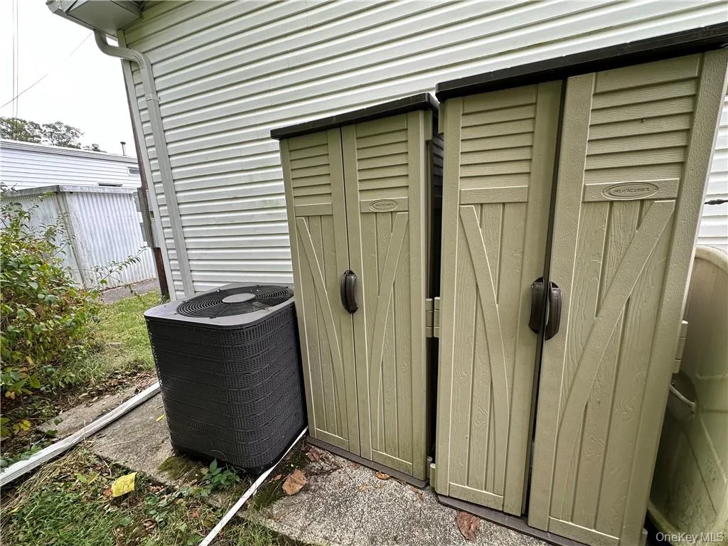 View of outdoor structure featuring central air condition unit View of outdoor structure featuring central air condition unit