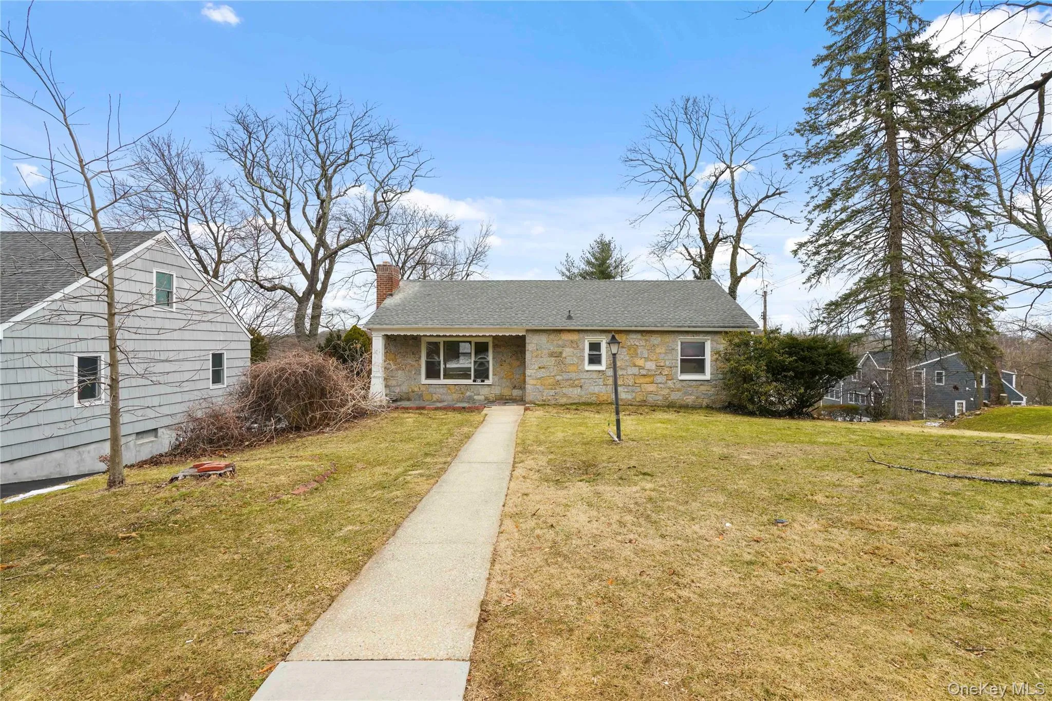 View of front of house setback from the street View of front of house setback from the street