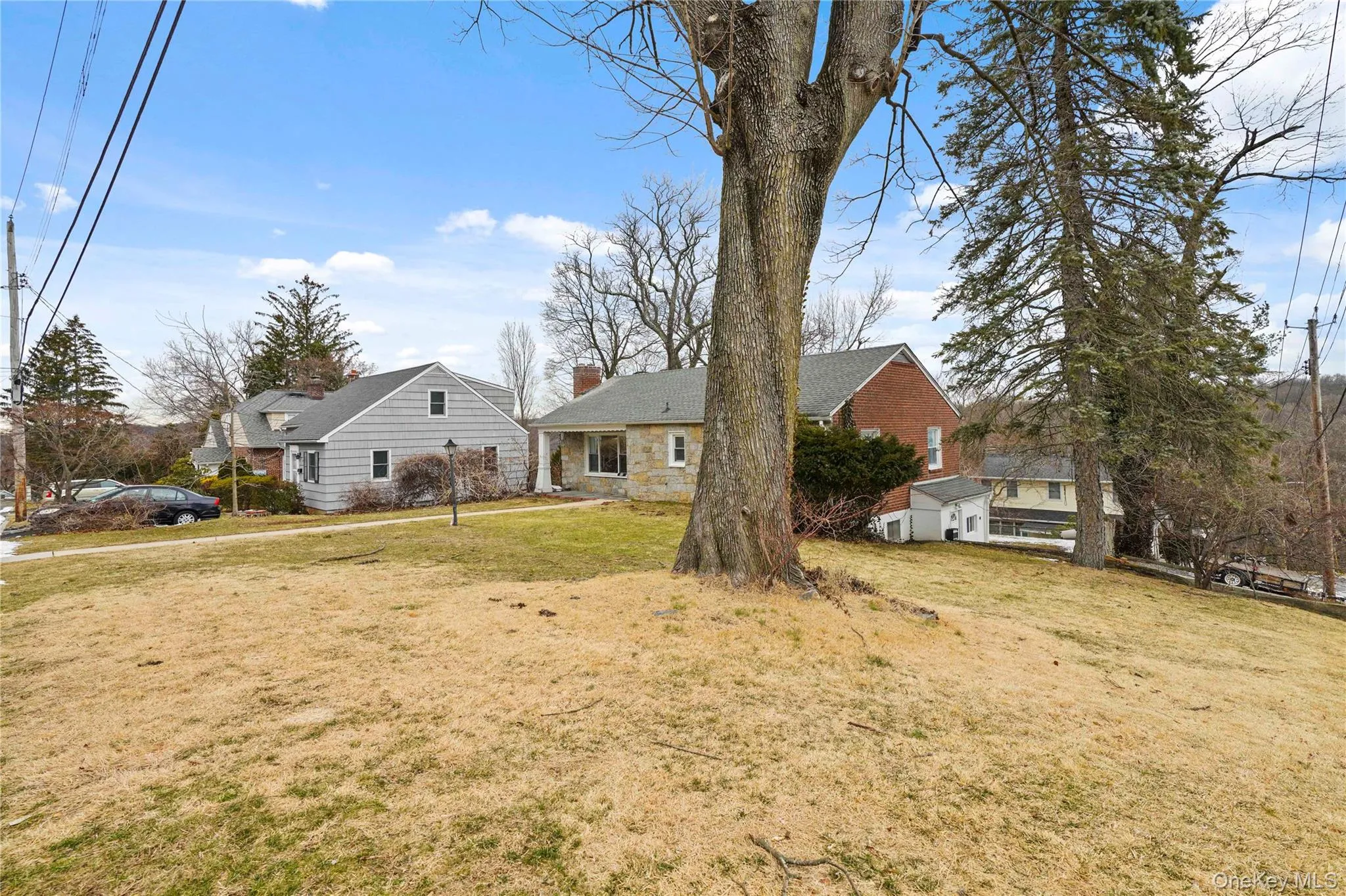 View of grassy yard View of grassy yard