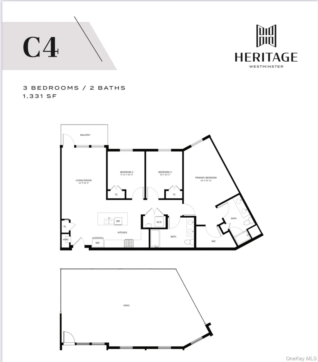 C4- 3 BEDROOM, 2 BATH; approx 1331 SQFT C4- 3 BEDROOM, 2 BATH; approx 1331 SQFT