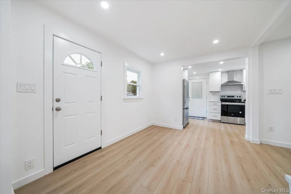 Living room with wood floors Living room with wood floors