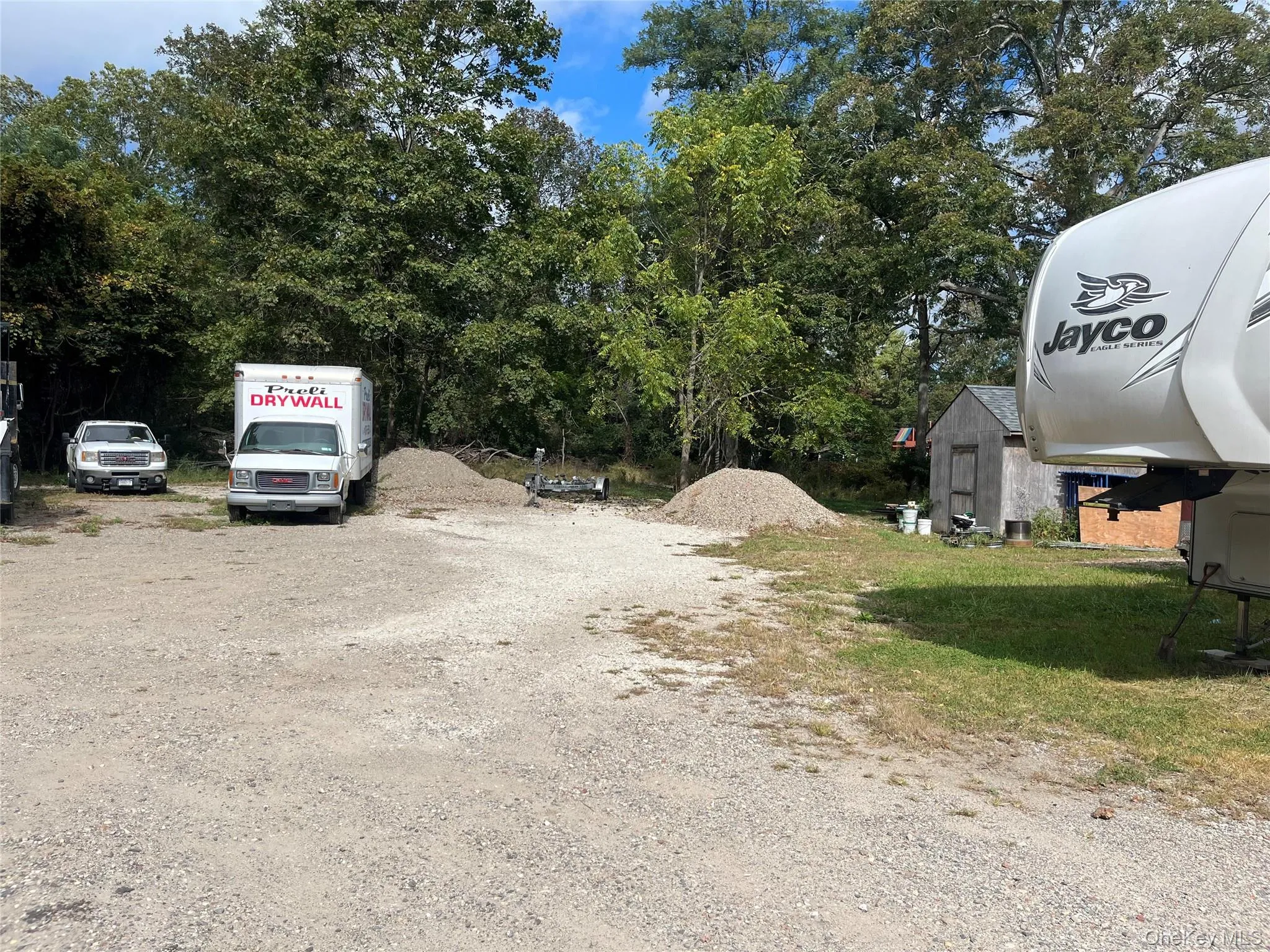 View of dirt / gravel road View of dirt / gravel road