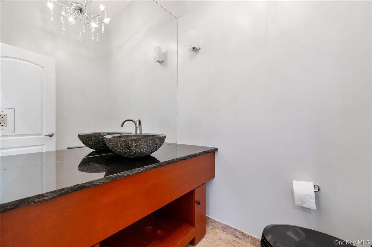 Bathroom with vanity and toilet Bathroom with vanity and toilet