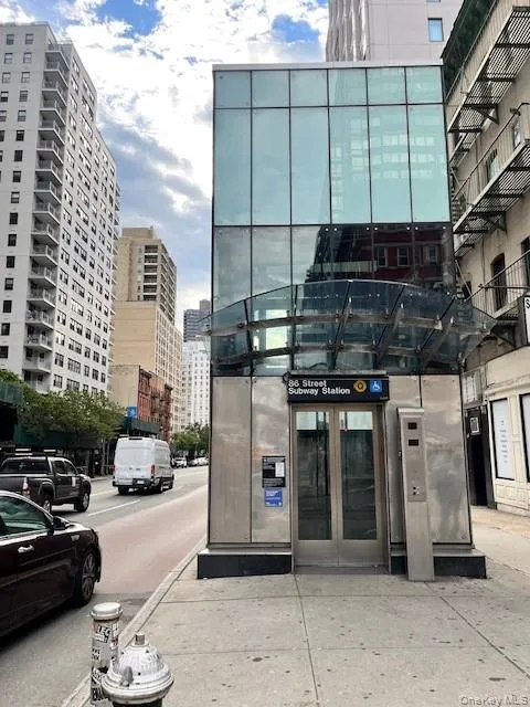 Entrance to property with a view of city Entrance to property with a view of city
