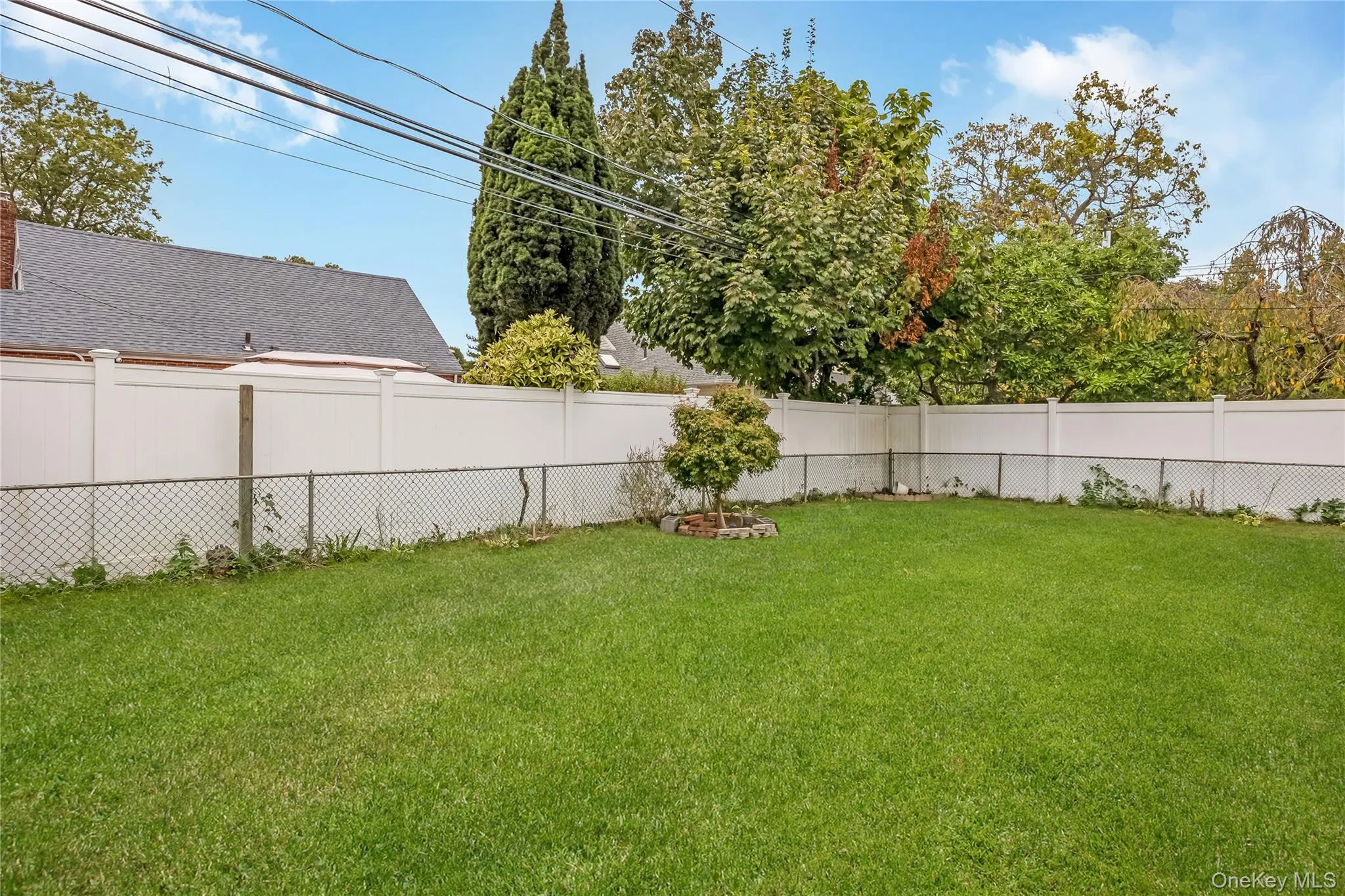 View of fenced backyard View of fenced backyard