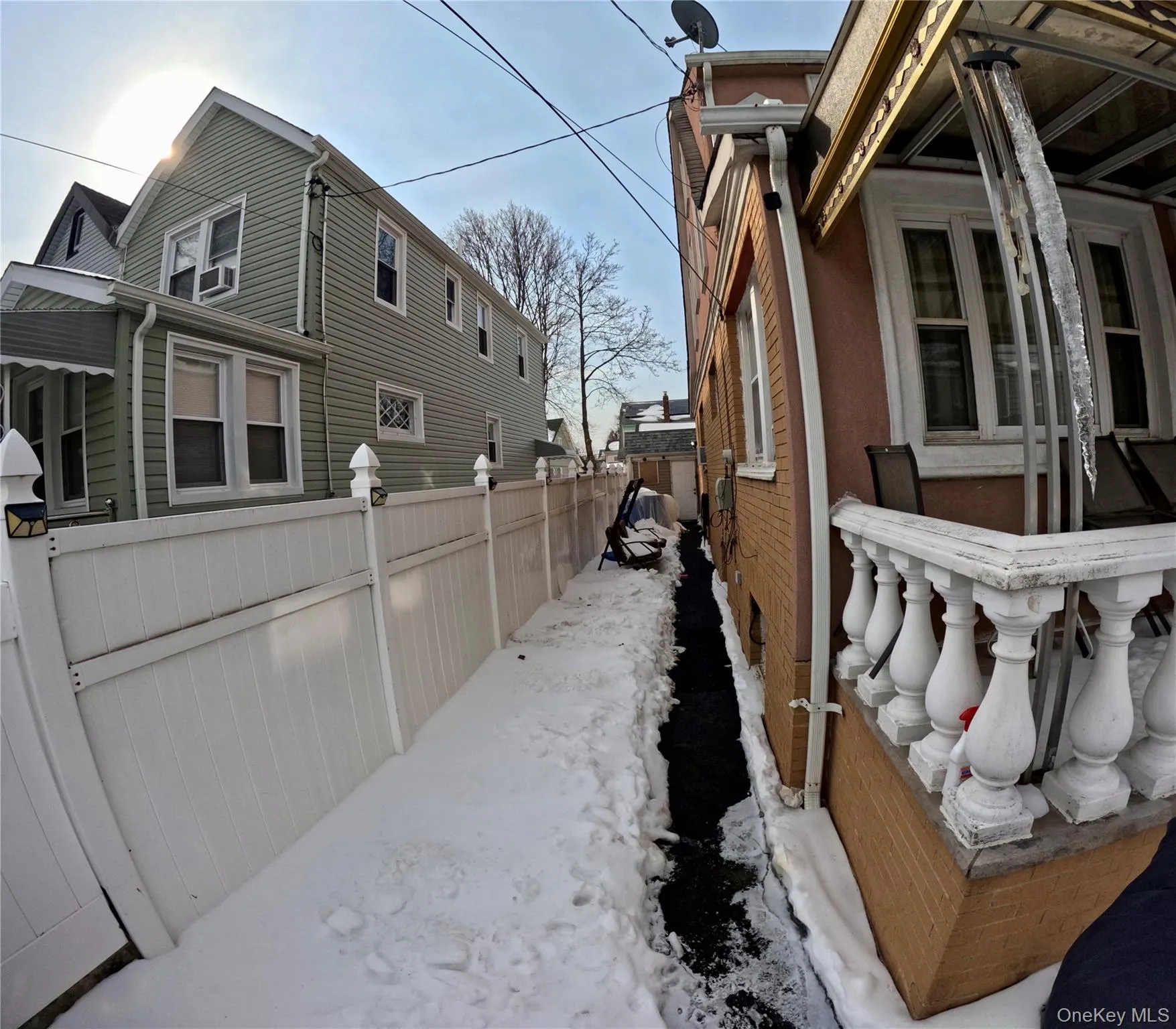 View of left side of the home. View of left side of the home.