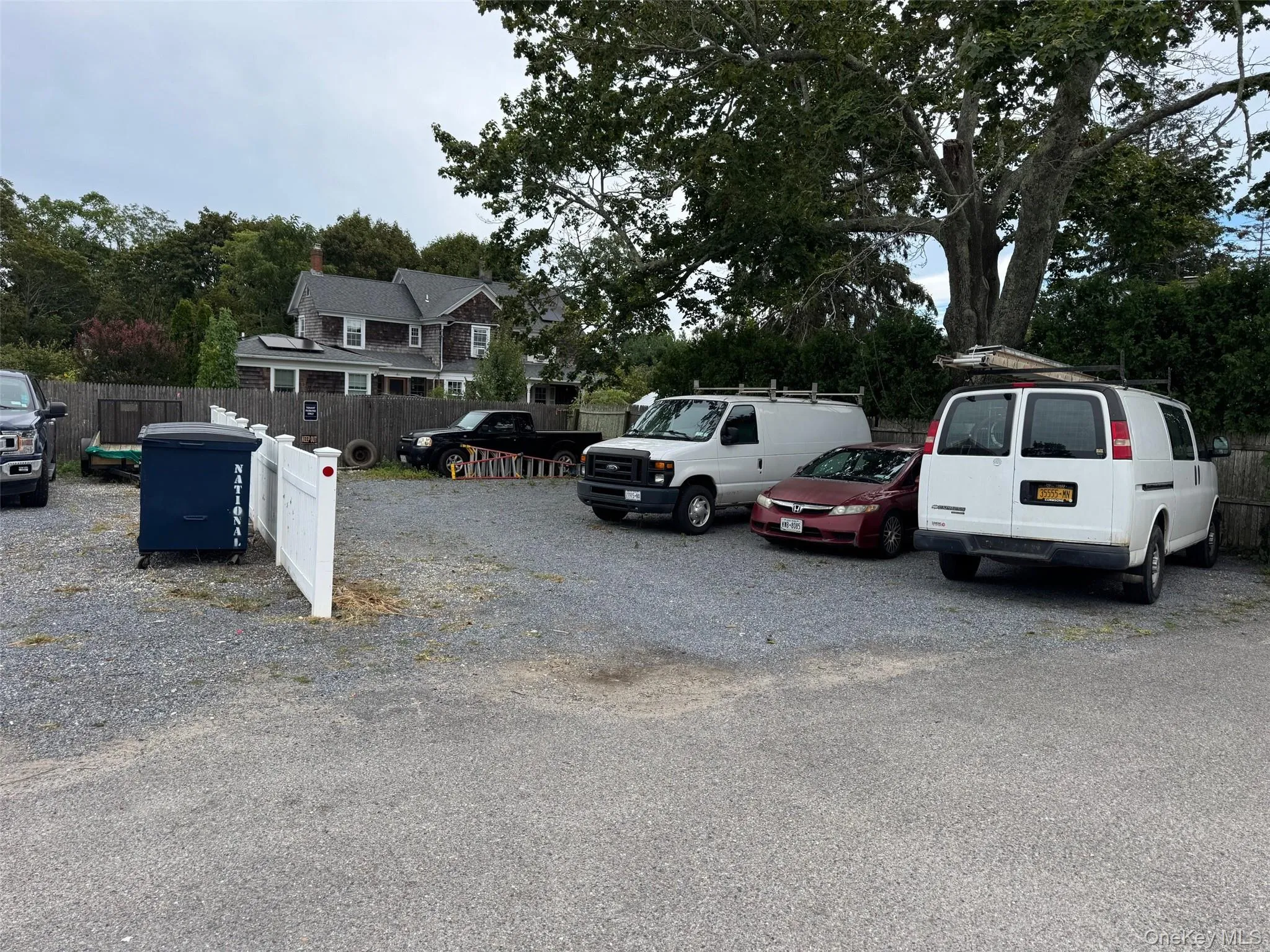 View of uncovered parking lot View of uncovered parking lot