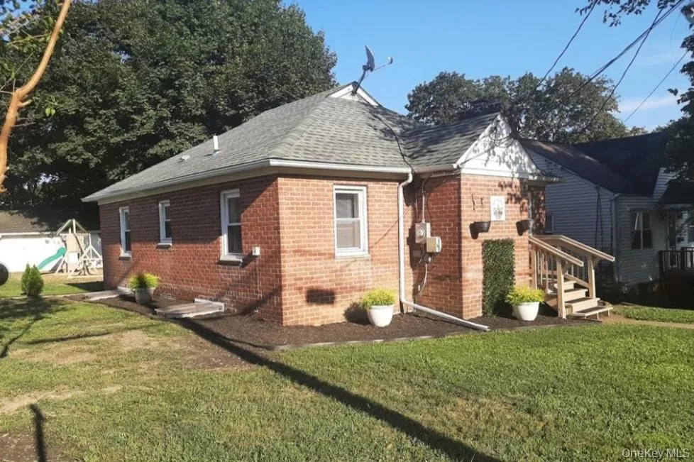 Brick ranch on corner lot Brick ranch on corner lot