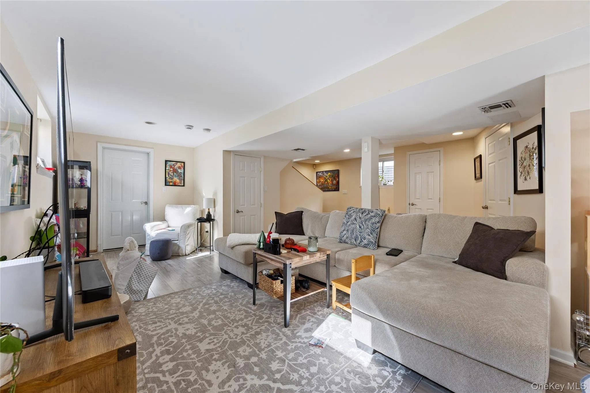 Living room featuring wood finished floors Living room featuring wood finished floors