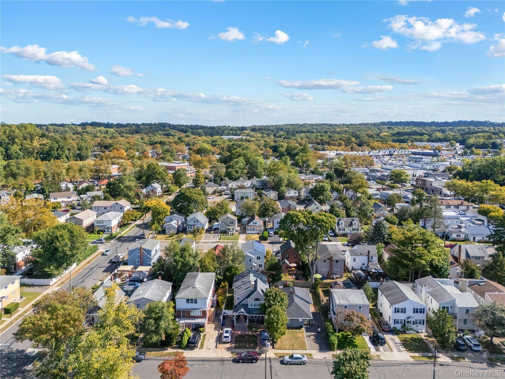 Aerial view of residential area Aerial view of residential area