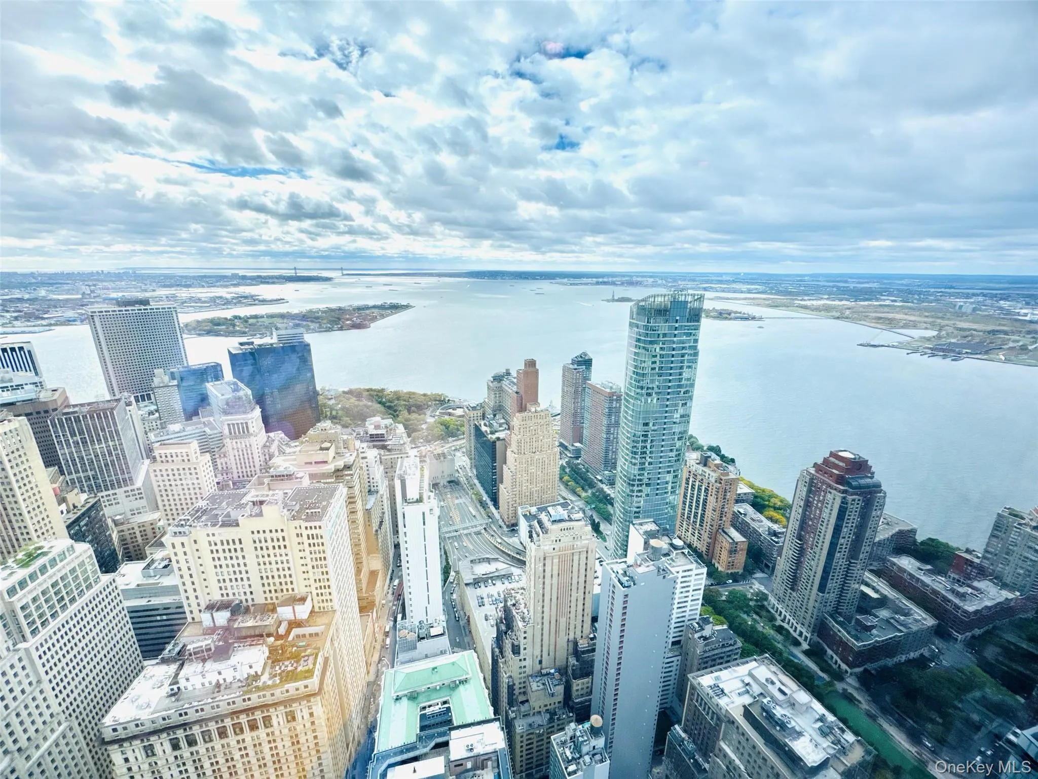 City view with a large body of water City view with a large body of water