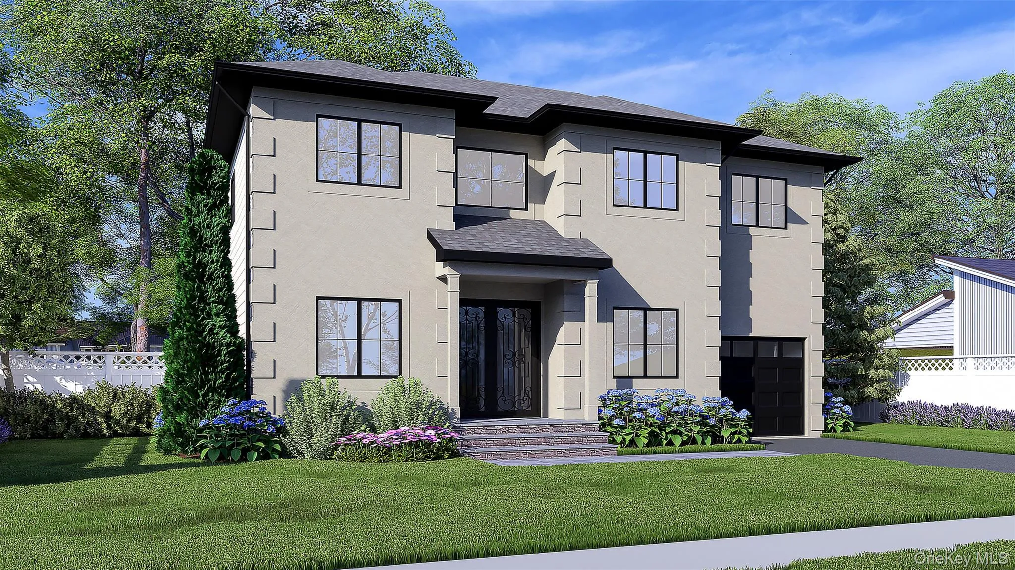 View of front of home featuring roof with shingles, stucco siding, an attached garage, and asphalt driveway View of front of home featuring roof with shingles, stucco siding, an attached garage, and asphalt driveway