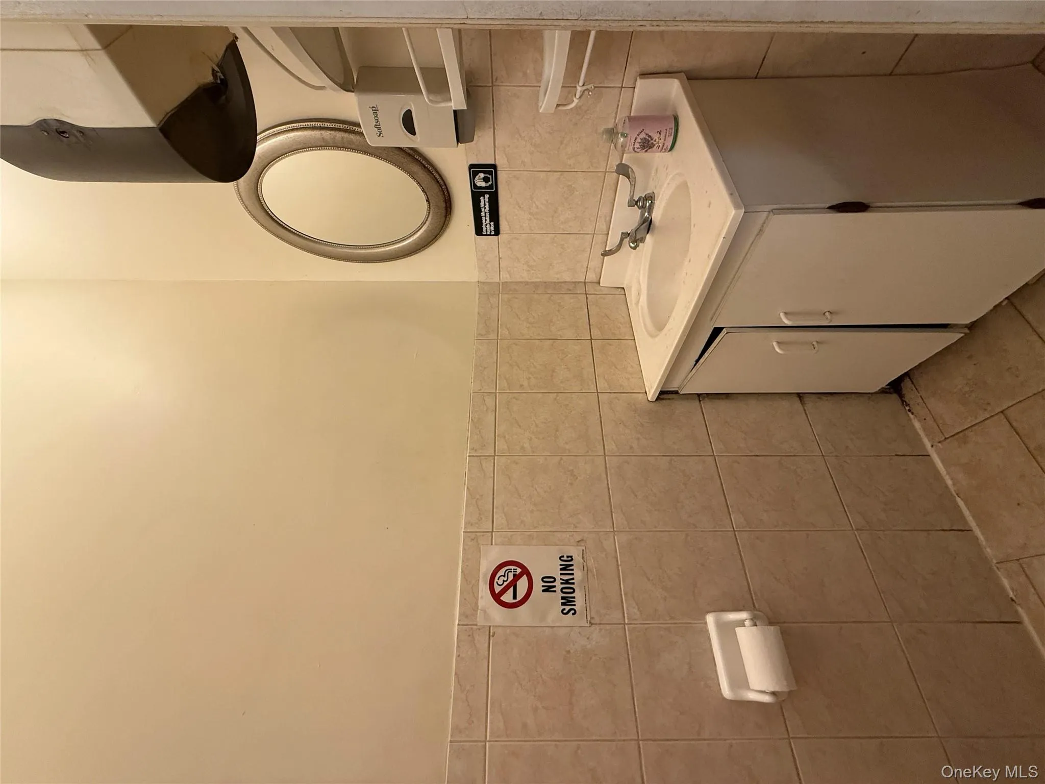 Half bath with vanity Half bath with vanity