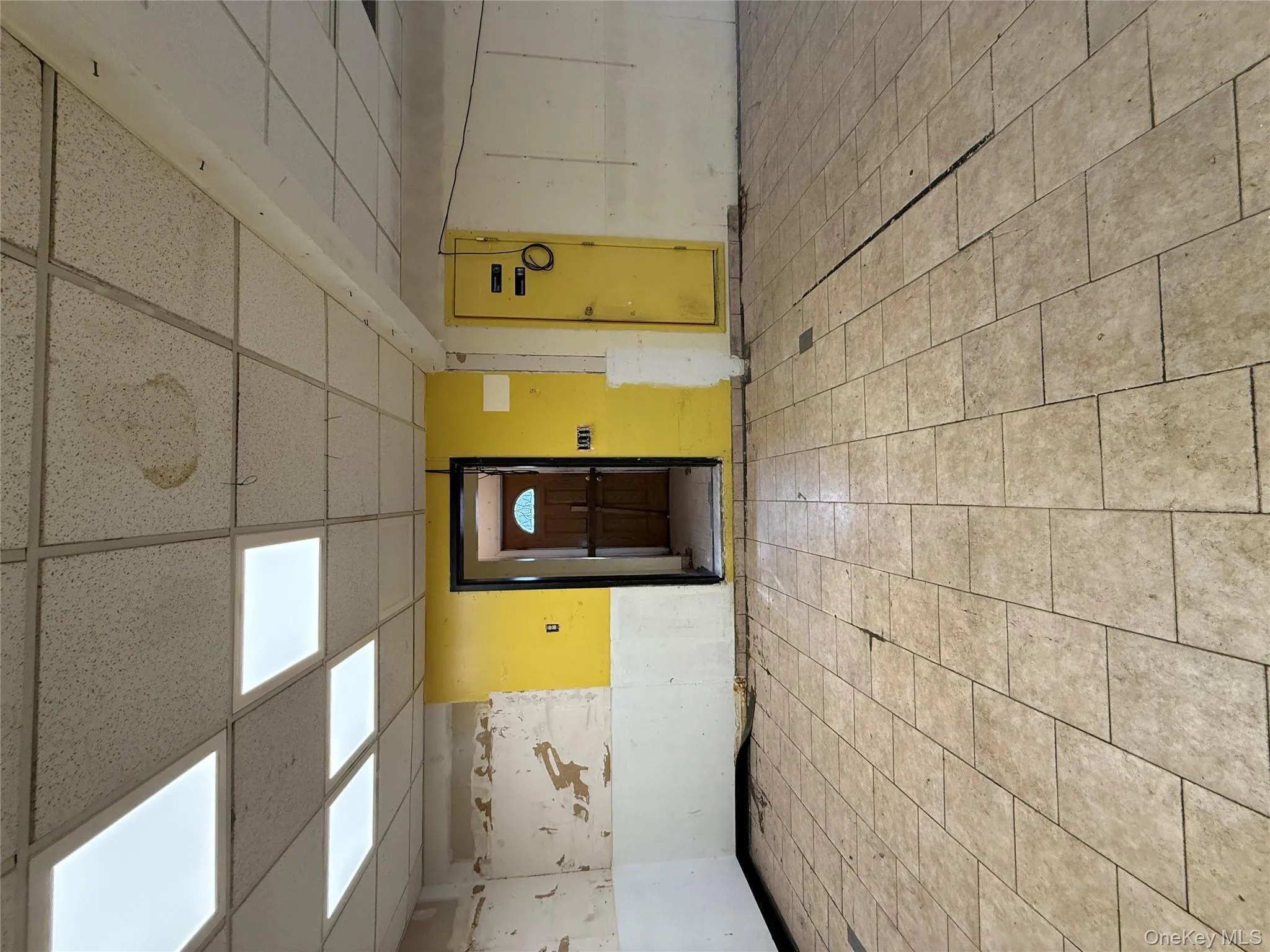 Side view access to basement Side view access to basement