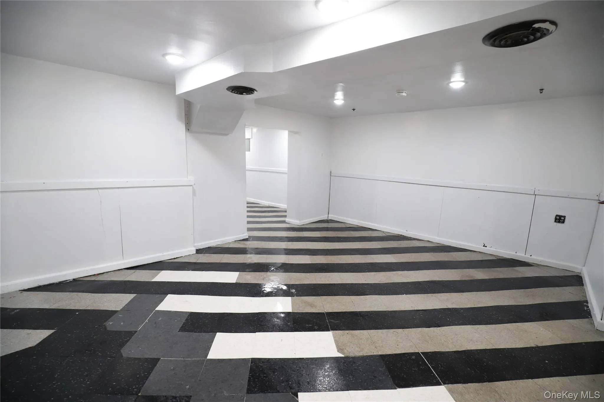 View of finished basement View of finished basement