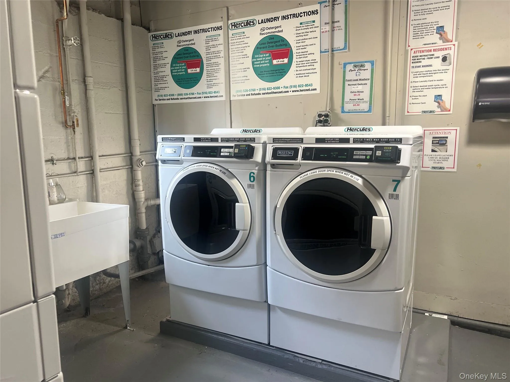 Community laundry room Community laundry room