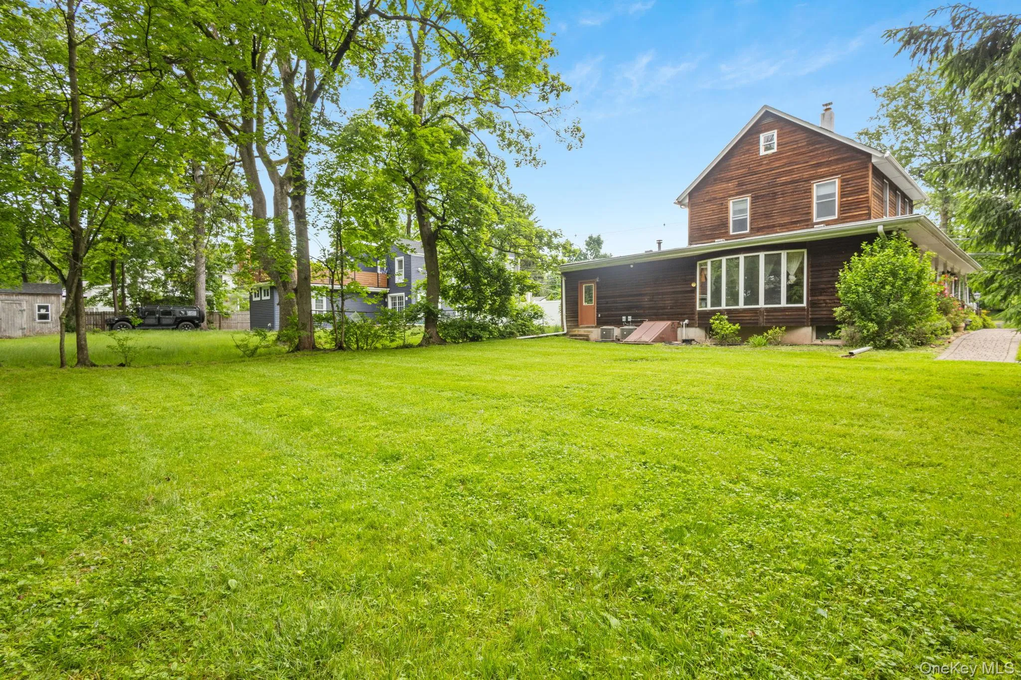 View of green lawn View of green lawn