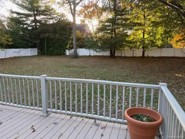 View of wooden deck View of wooden deck