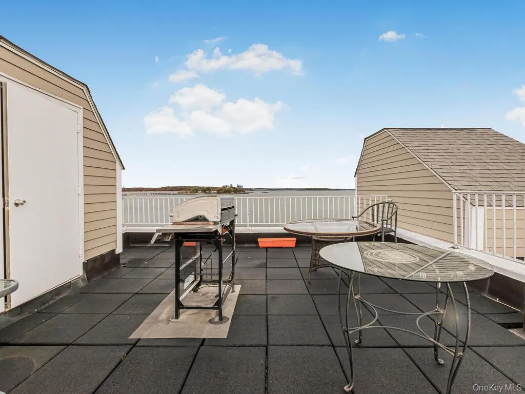 Rooftop deck with panoramic Long Island Sound views Rooftop deck with panoramic Long Island Sound views