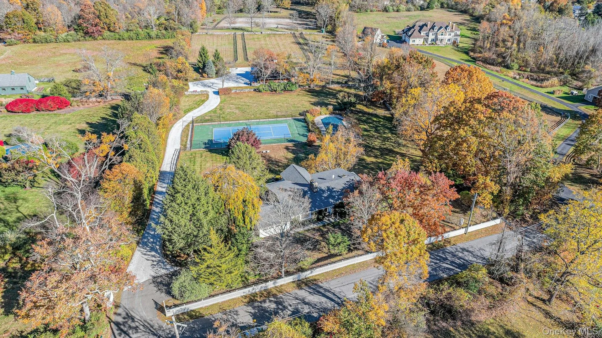 Aerial view of a tree filled landscape Aerial view of a tree filled landscape