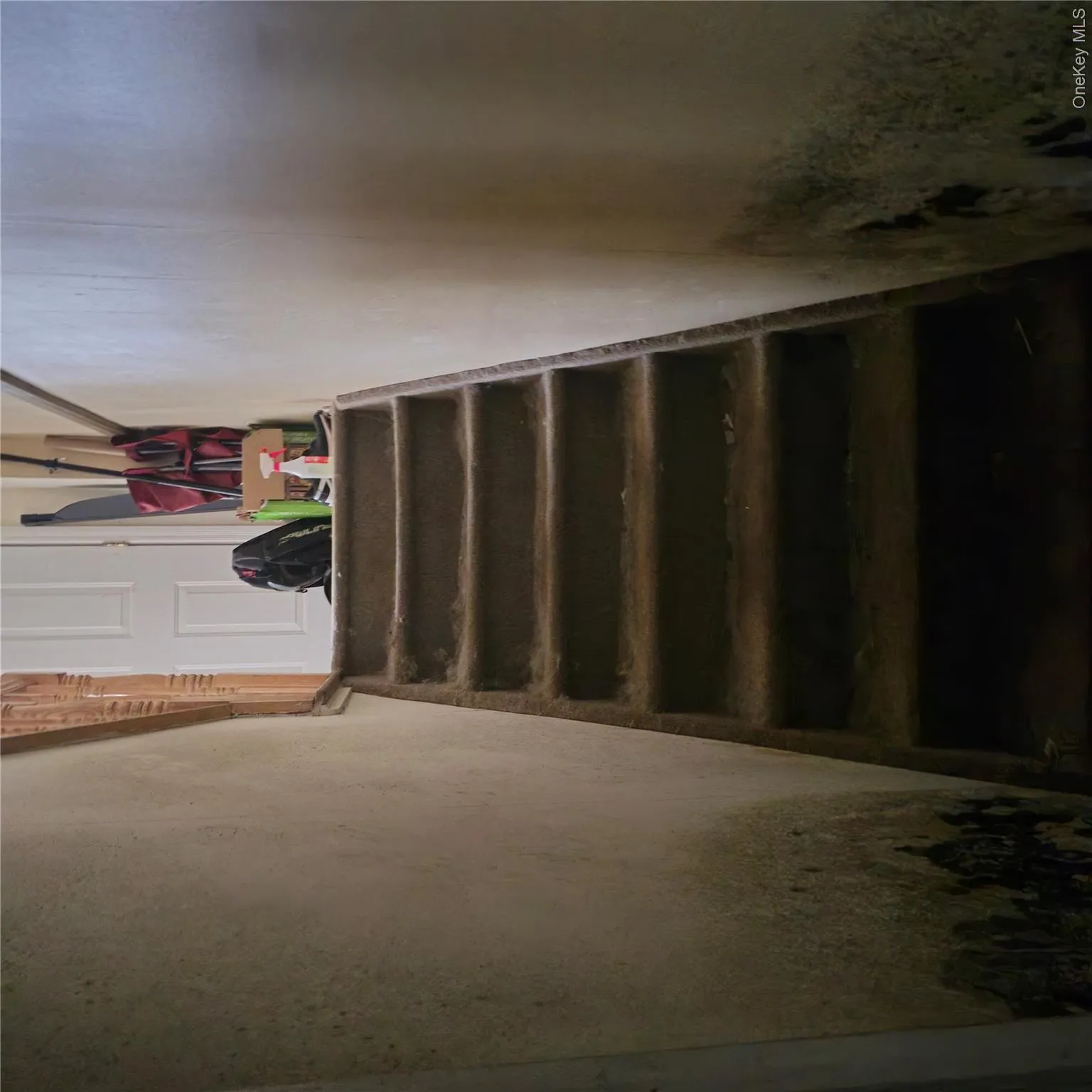 View of staircase to basement View of staircase to basement