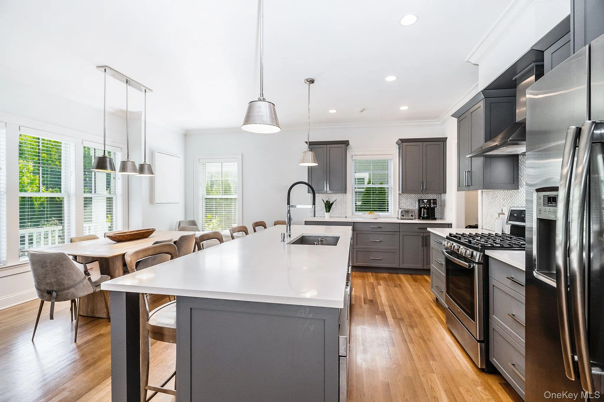 Kitchen with Stainless Steel Appliances Kitchen with Stainless Steel Appliances