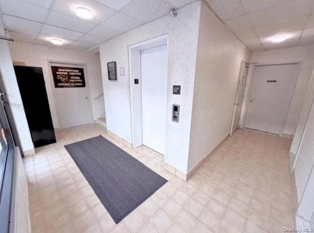 elevator lobby - shared accessible side entrance elevator lobby - shared accessible side entrance