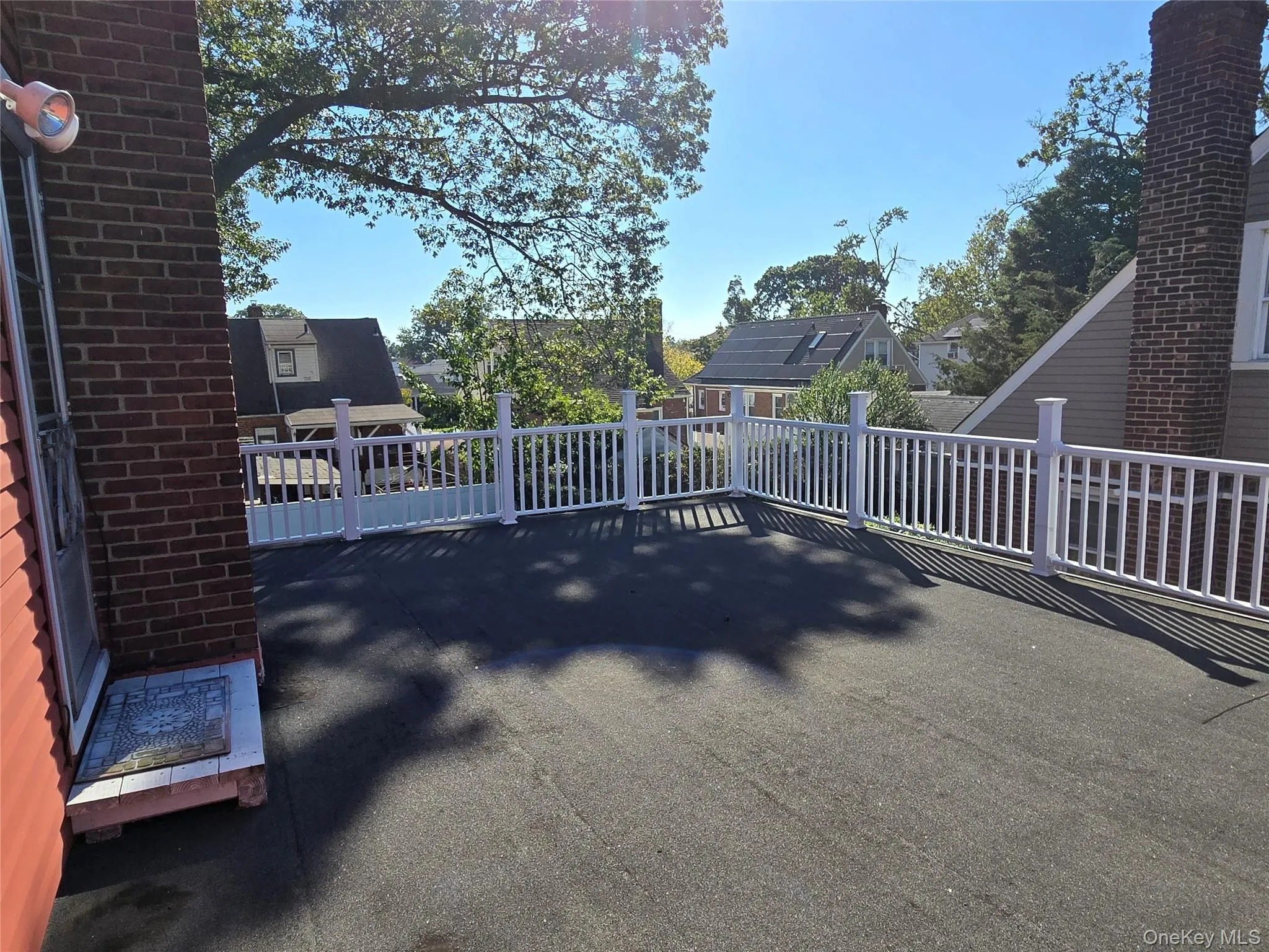 Roof deck over garage Roof deck over garage