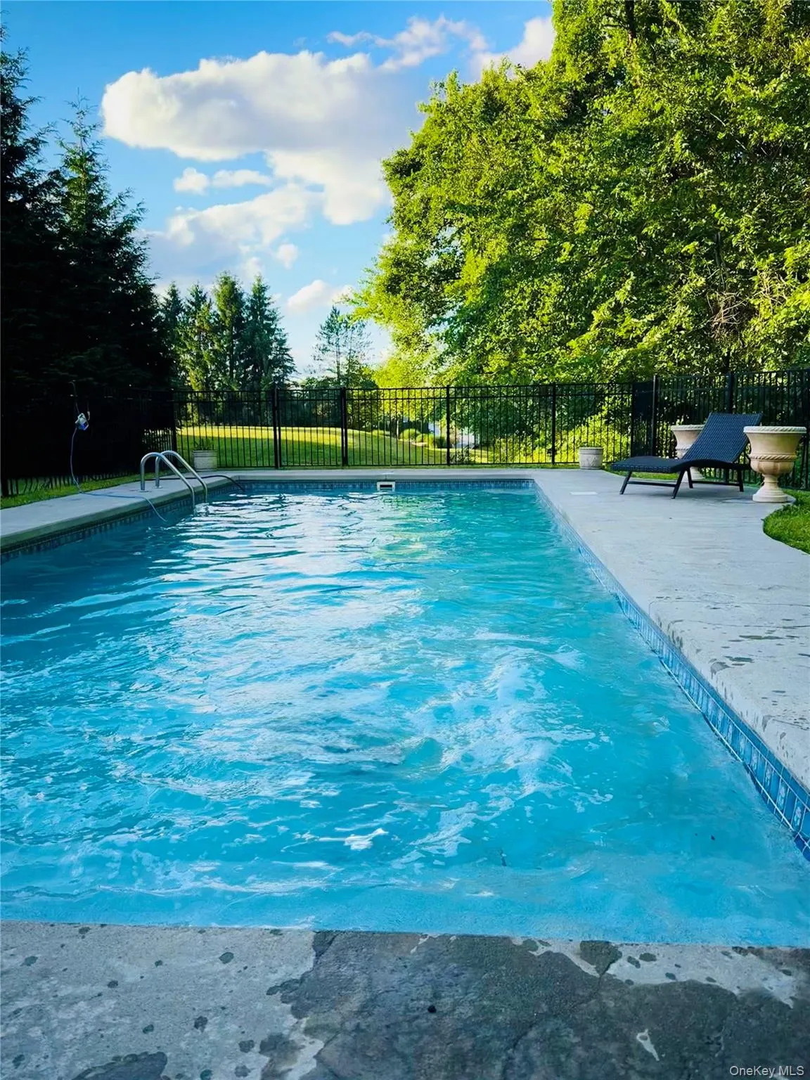 View of pool with a patio area View of pool with a patio area