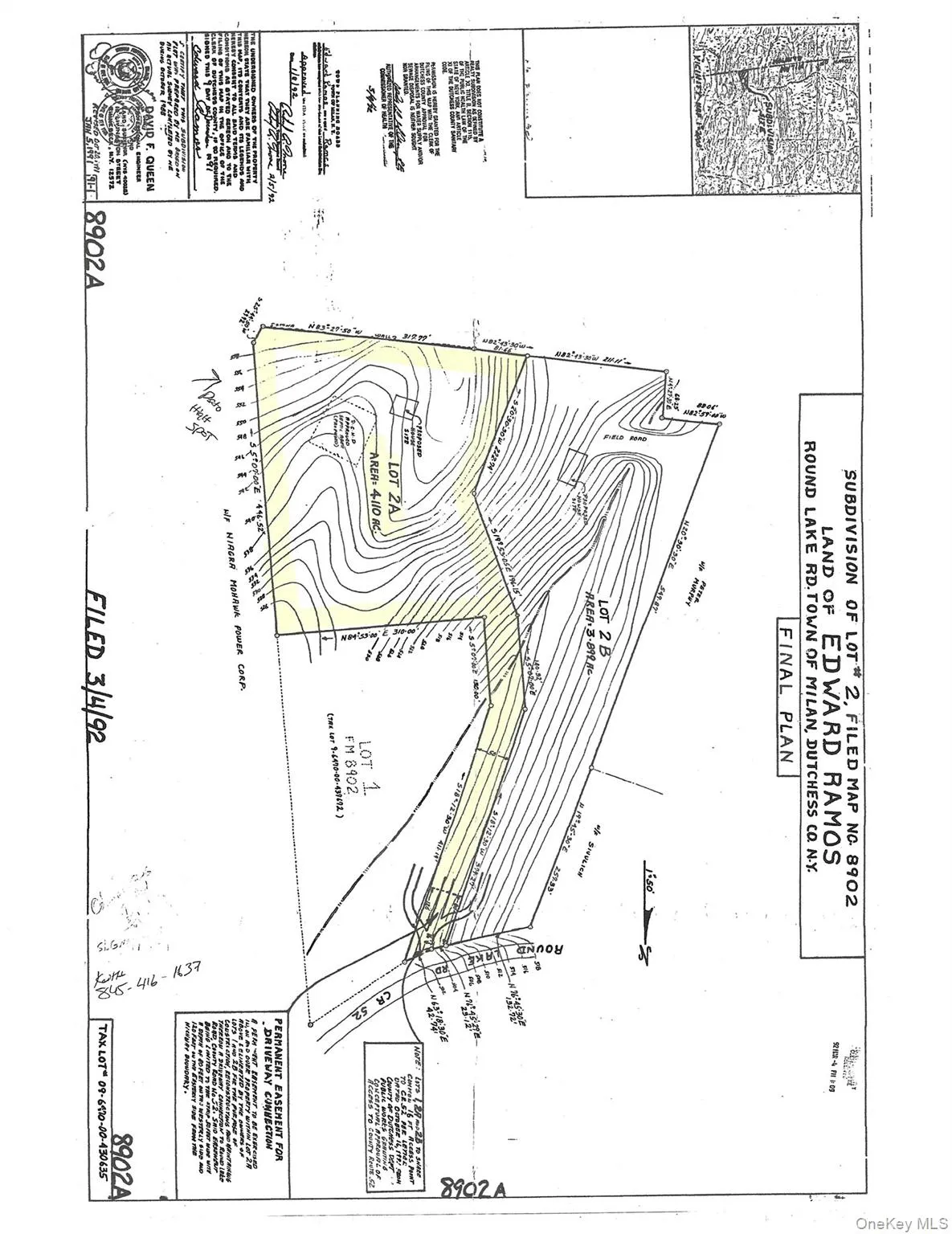 Survey map / technical document Survey map / technical document