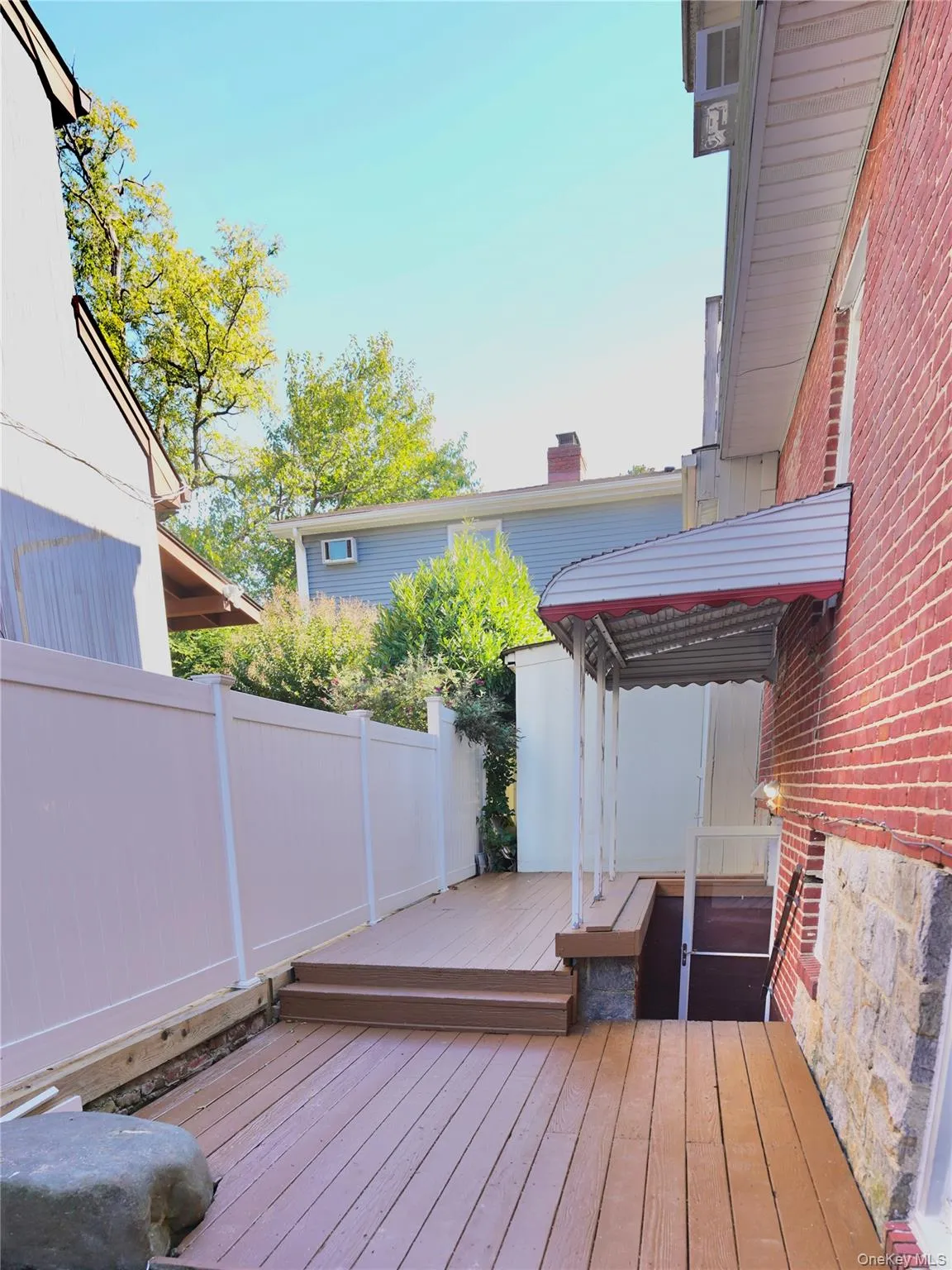 View of wooden terrace View of wooden terrace