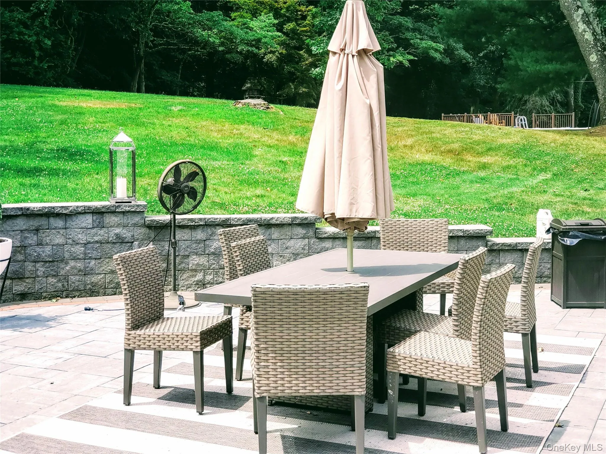 View of patio / terrace featuring outdoor dining area View of patio / terrace featuring outdoor dining area